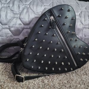 Killstar studded heart backpack